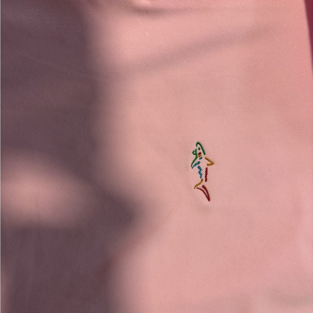 Greg Norman (The Shark) Pink Polo Shirt - Picture 2 of 3